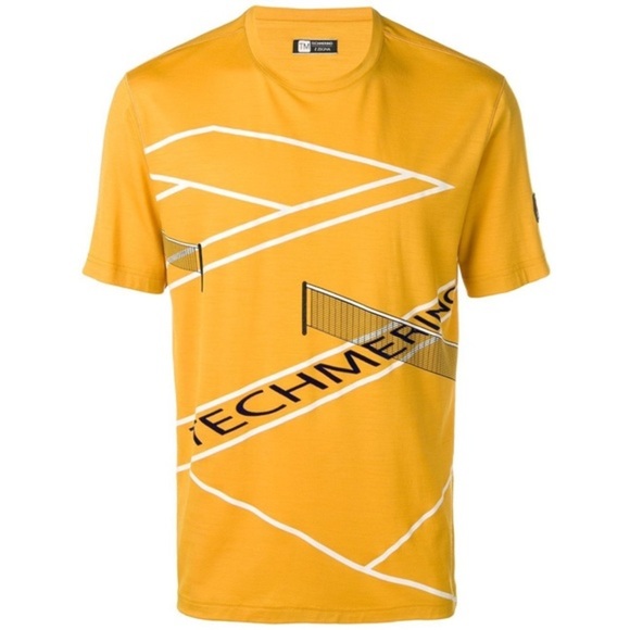 Ermenegildo Zegna Z Texhmerino Tennis Court Wool Tee